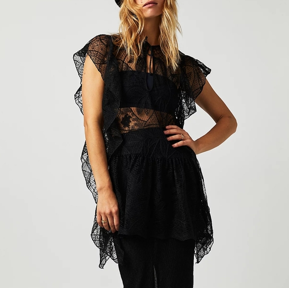 cherry lace dress Slim Pickens Cherry + Lace Dress – impromptu boutique main image 0